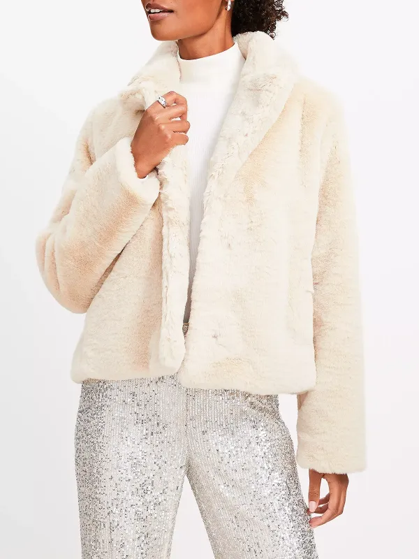 Modern Faux Fur Jacket