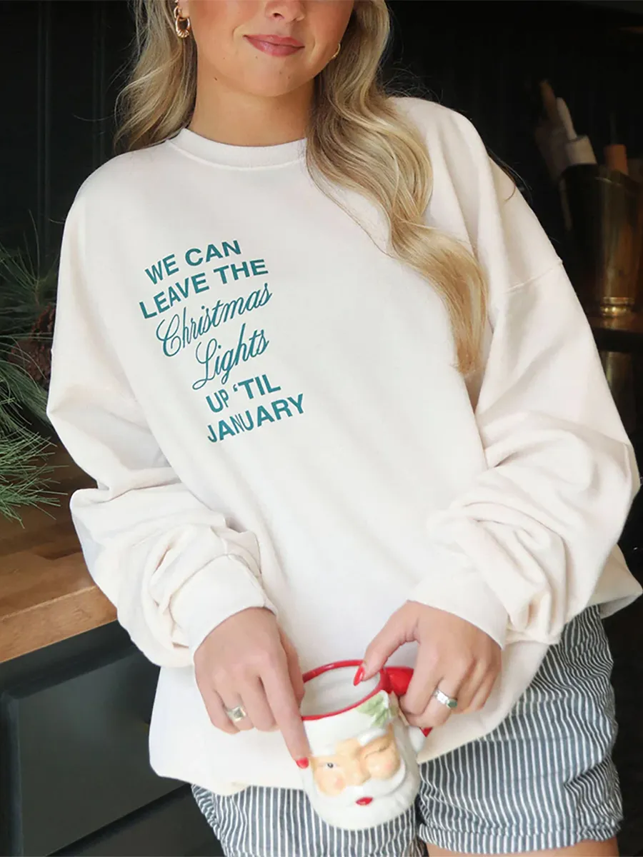 Til January Sweatshirt (Front + Back)