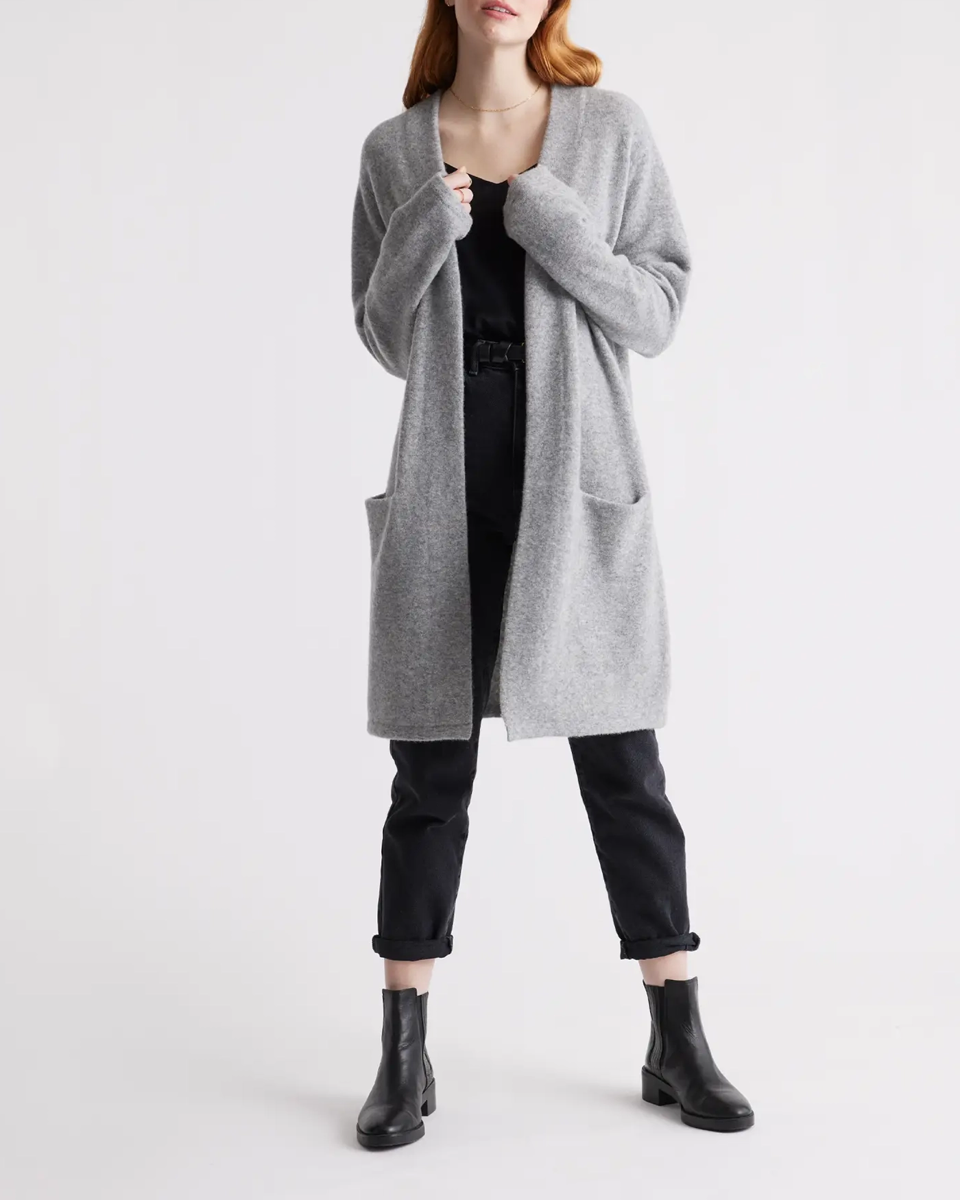 Superfine Merino Wool Sweater Coat