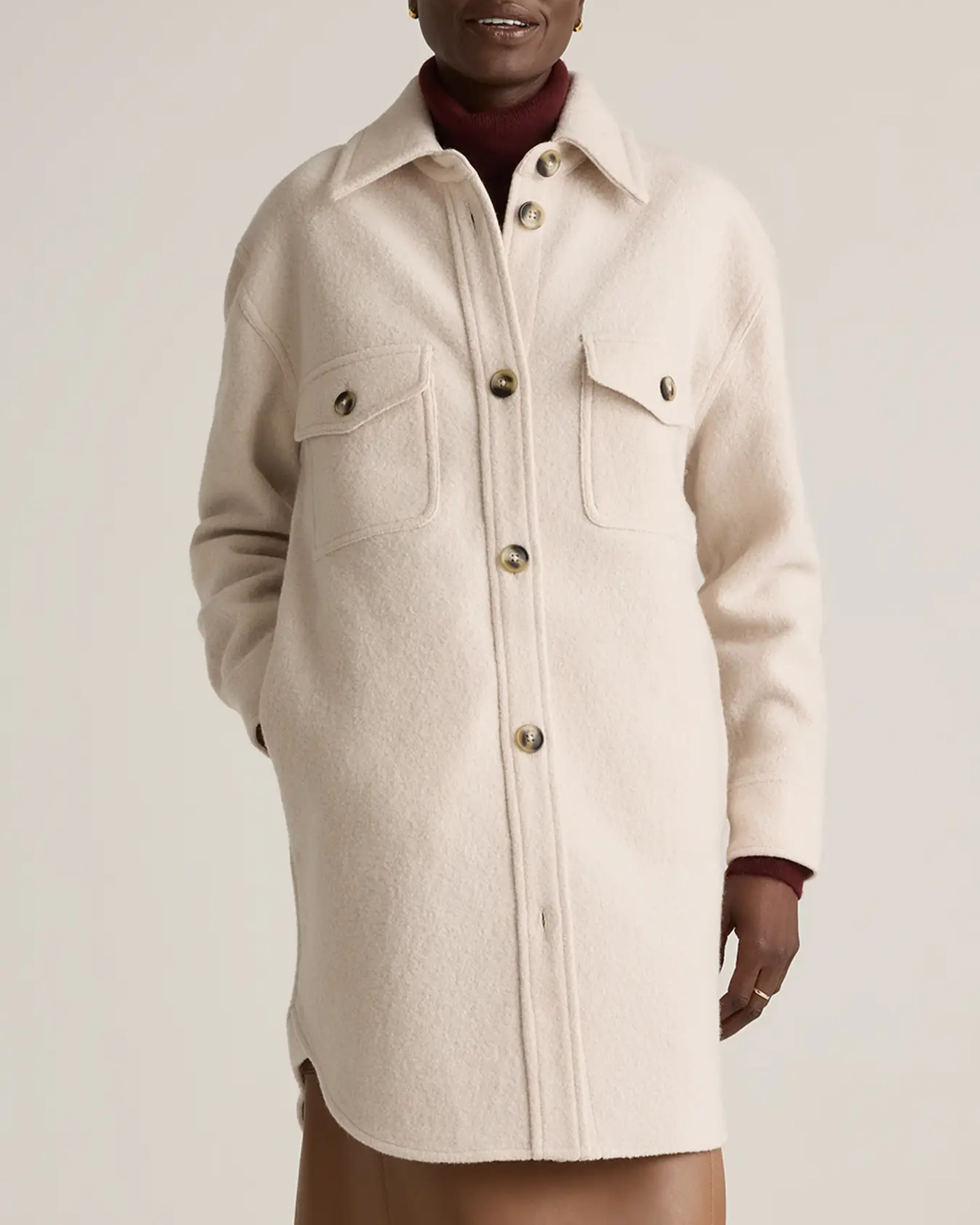 Oversize Long Shirt Jacket