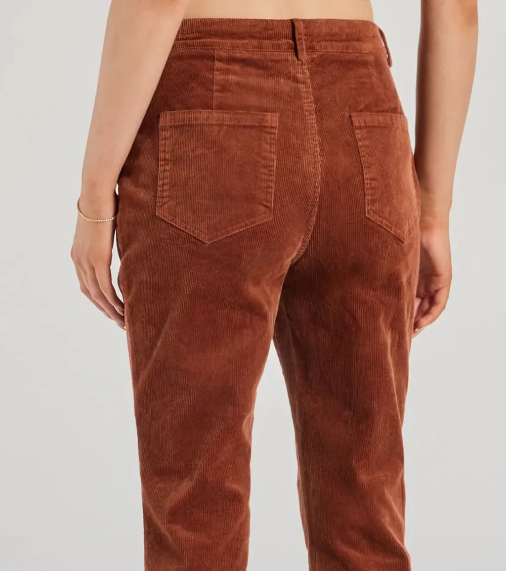 Retro Chic Corduroy High-Rise Flare Pants