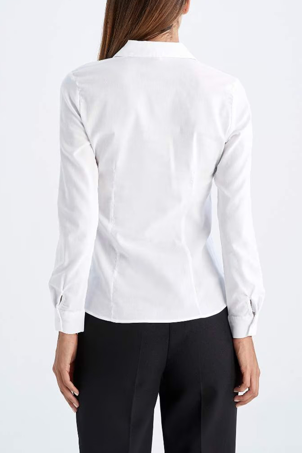 Regular Fit Shirt Collar Long Sleeve Shirt