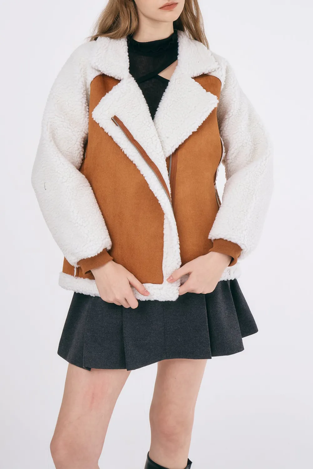 Gianna Faux Shearling Jacket