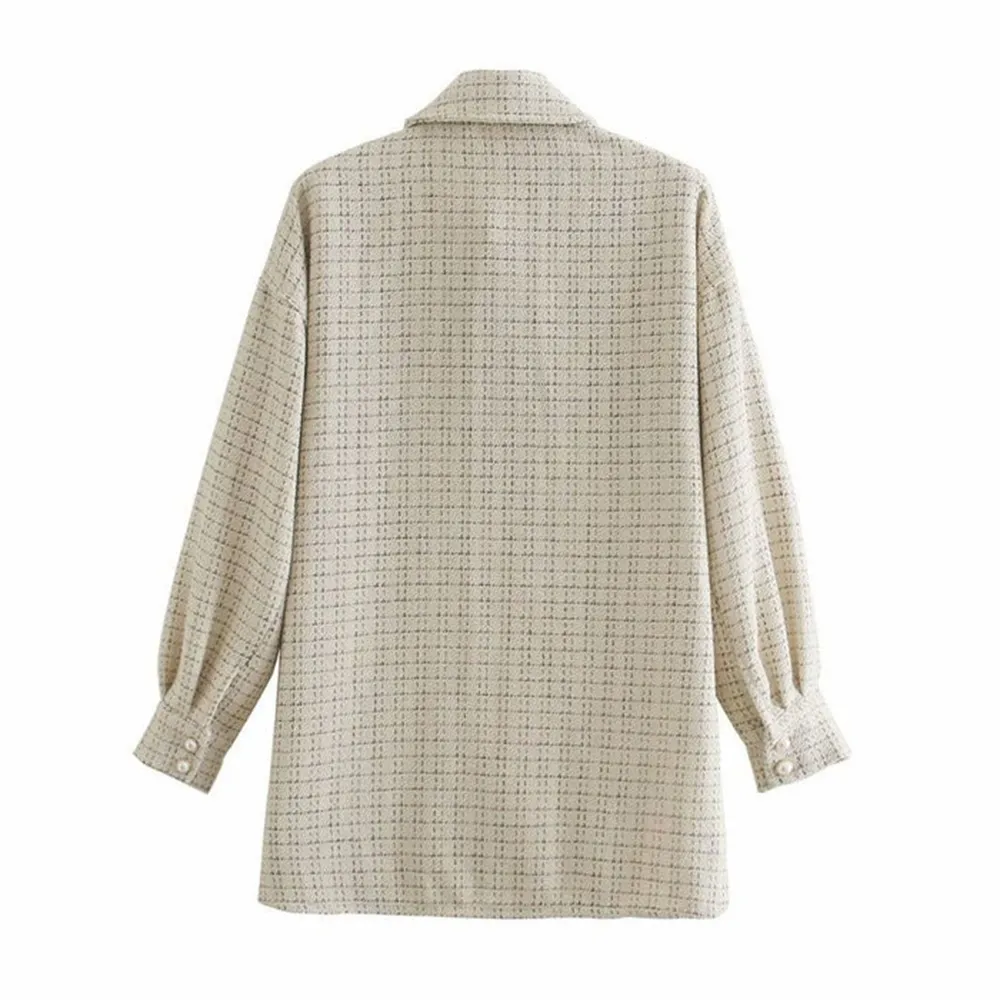 Delores Oversized Vintage Plaid Shirt