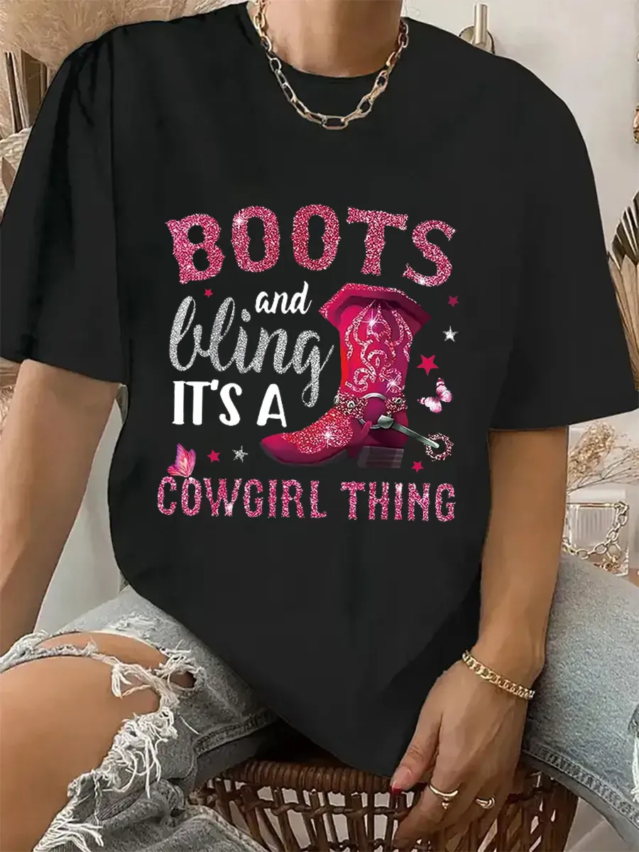 Boots Cowgirl Thing T-Shirt