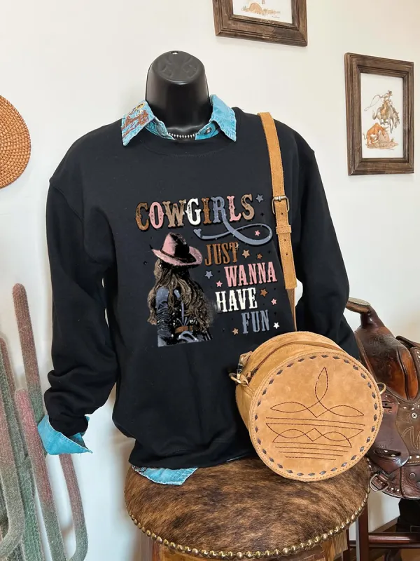 Cowgirl just wants to have fun sportswear