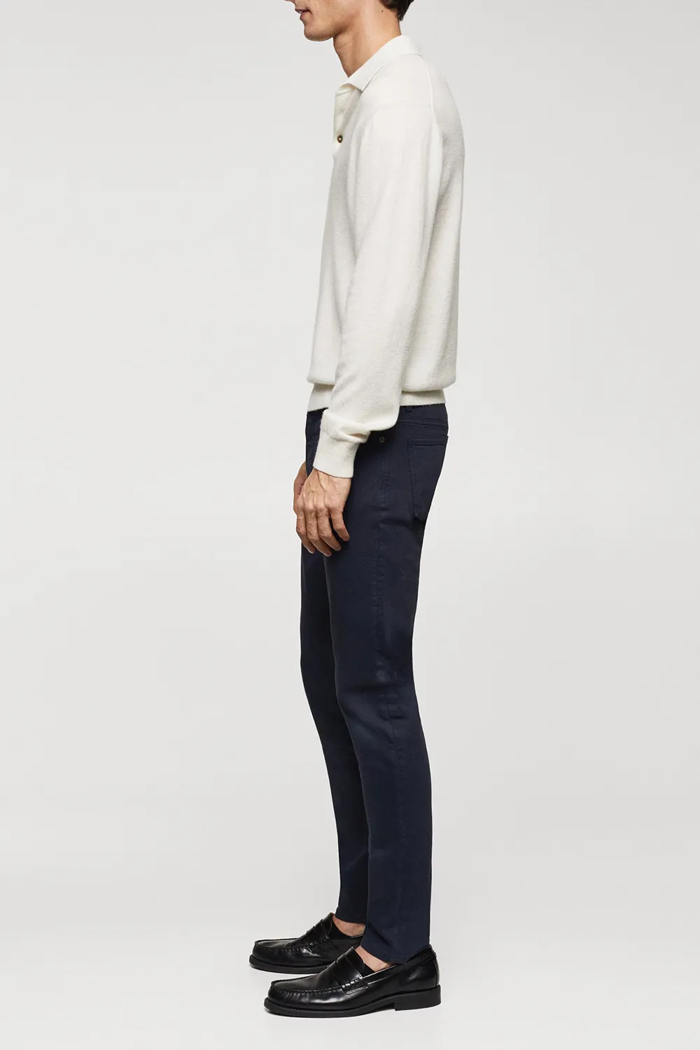 A Balanced Composition Of Cotton And Elastane Jeans