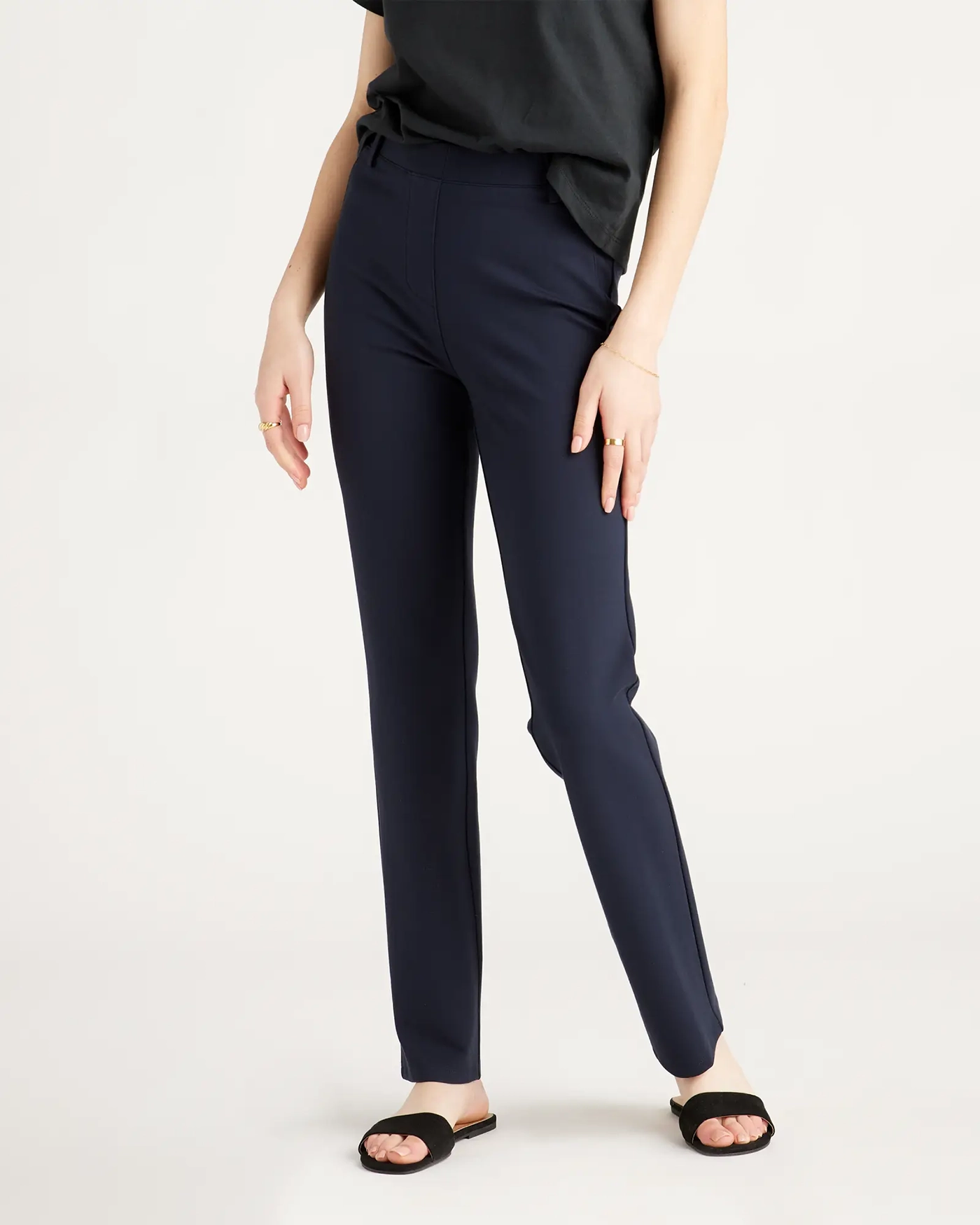 Ponte Straight Leg Pants