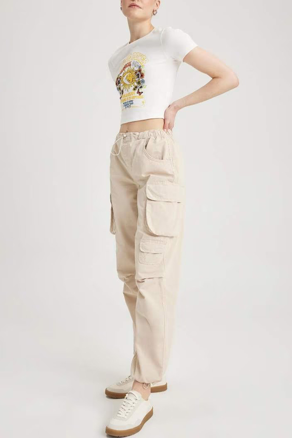 Parachute Poplin Cotton Trousers