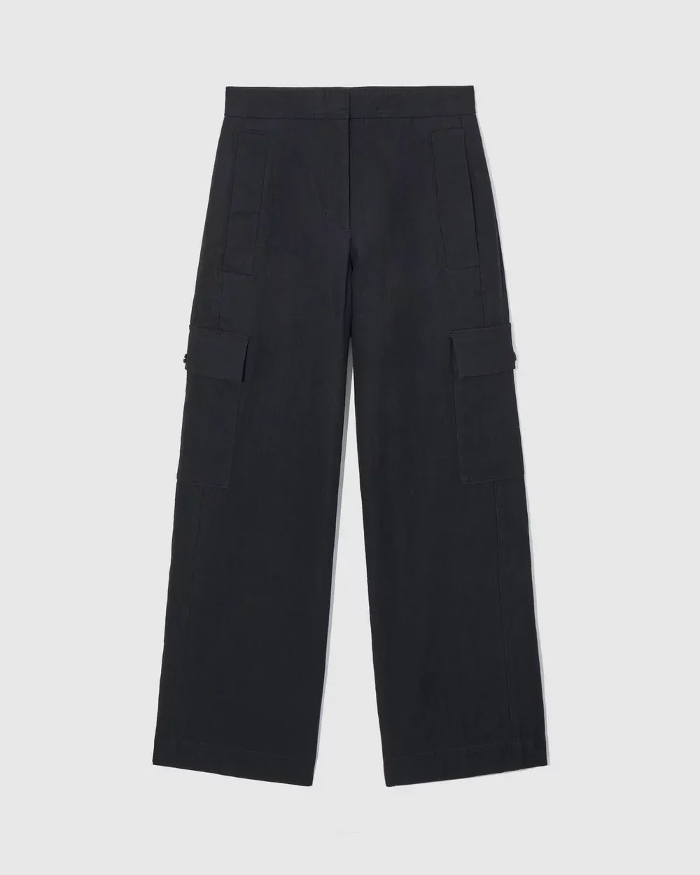 Wide-Leg Cargo Pants