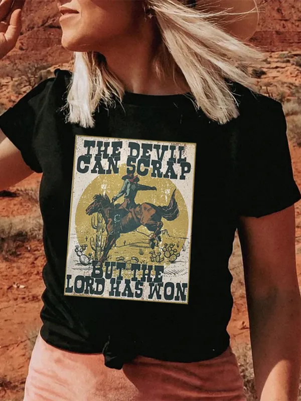 Devils can be discarded, Wild West T-shirt