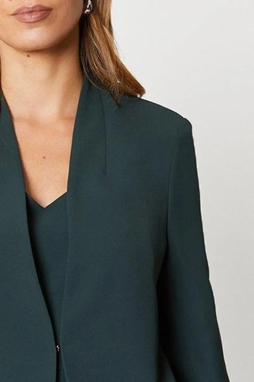 3/4 Sleeve Structured Jacket