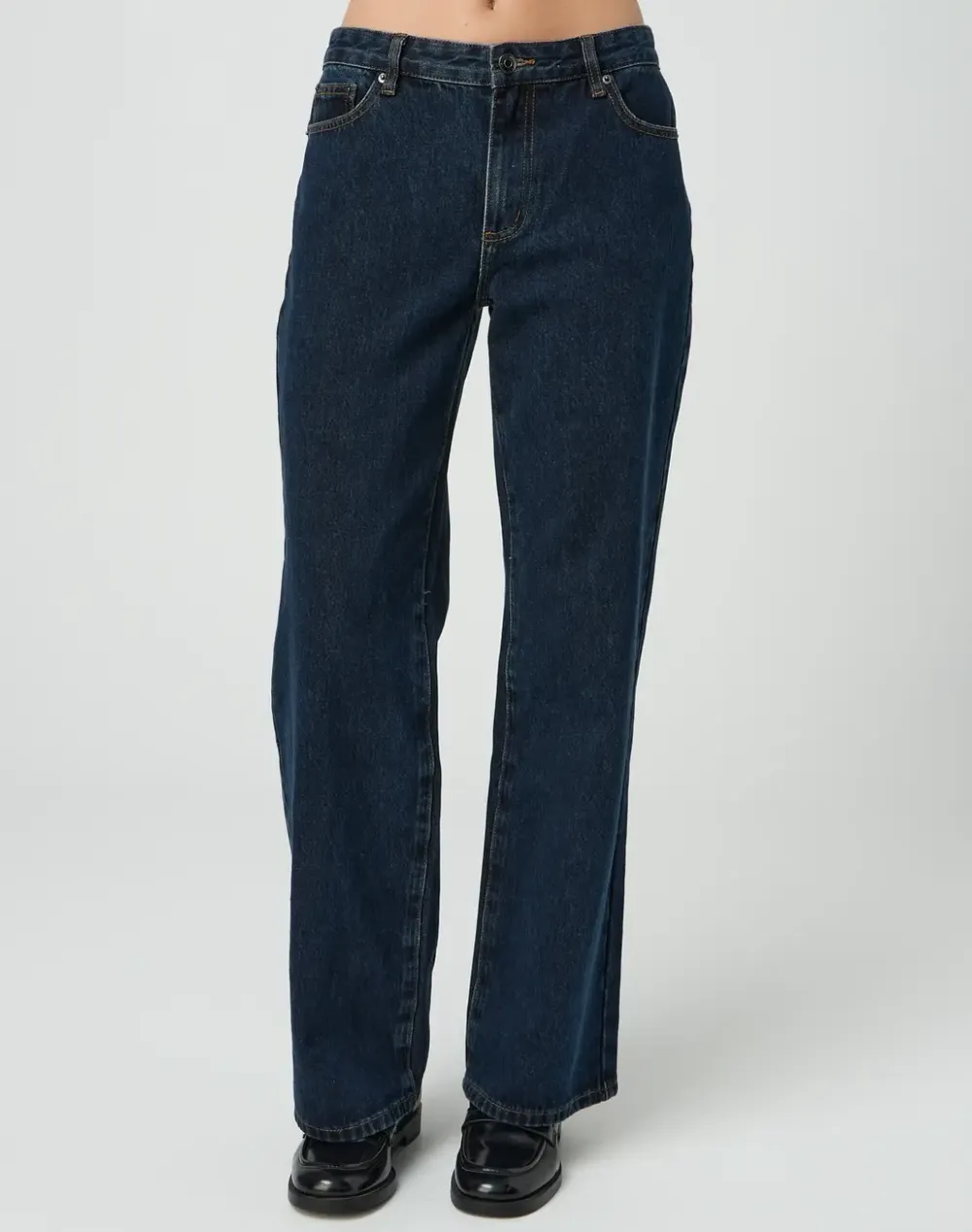 Low Rise Straight Leg Jean