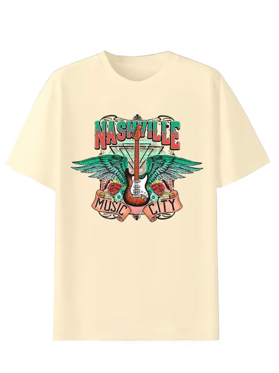 Nashville Tennessee Guitar Vintage T-shirt