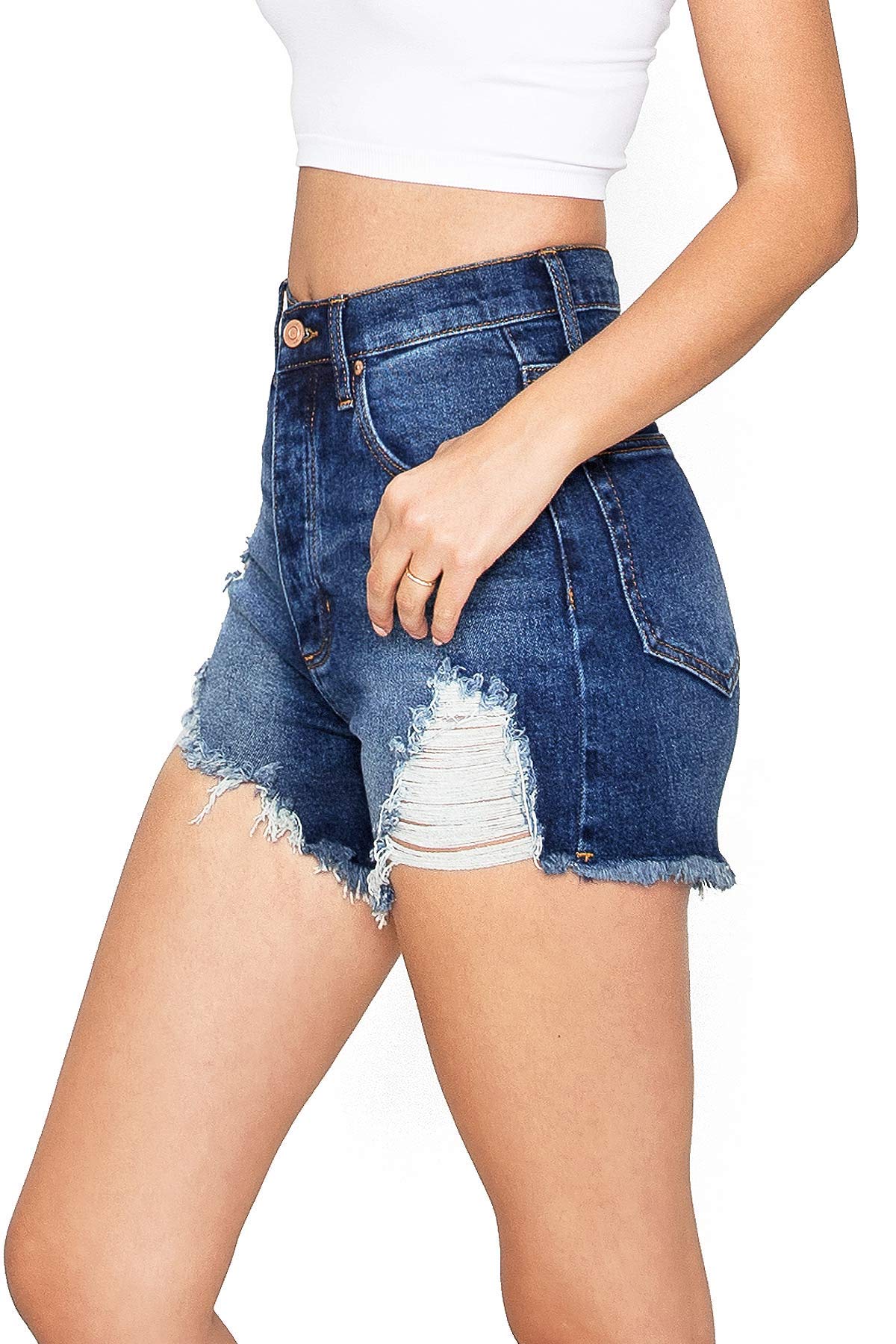 Peak High-Rise Mom Shorts