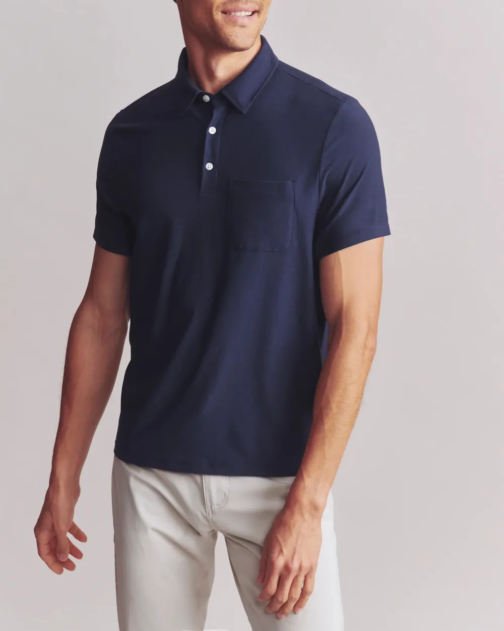 Men's Breathable Performance Polo Shirt