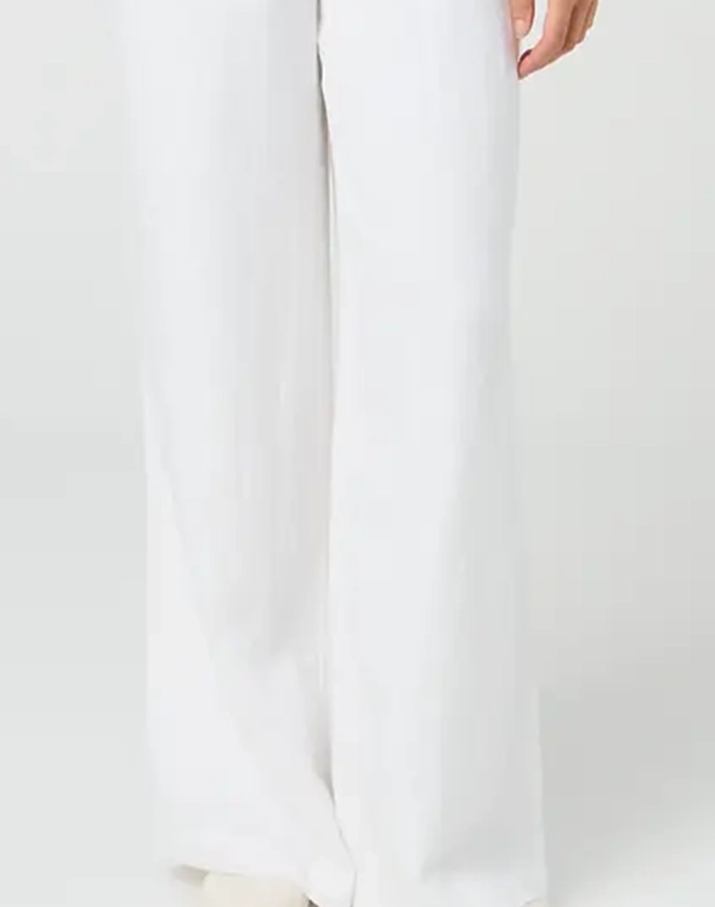 Linen Pleat Wide Leg Pant