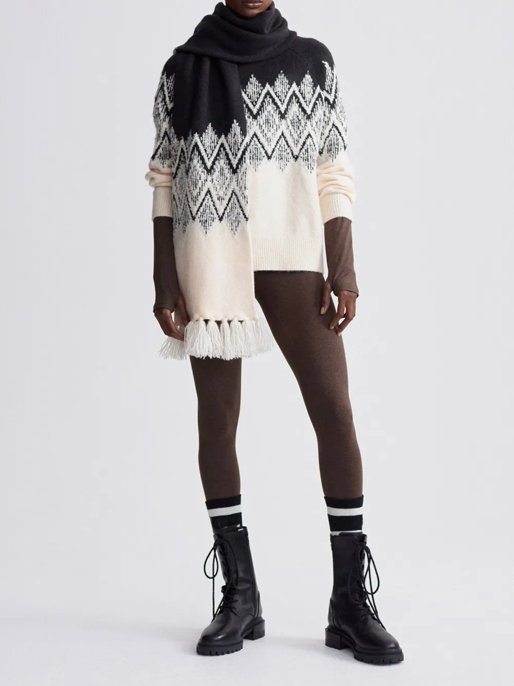 Siren Relaxed Jacquard Sweater