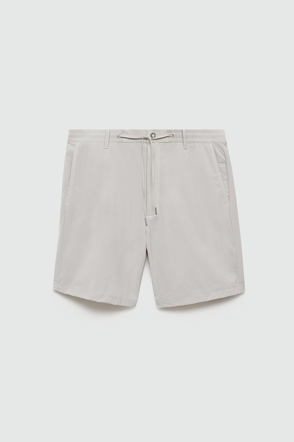 Regular-fit bermuda shorts with drawstring