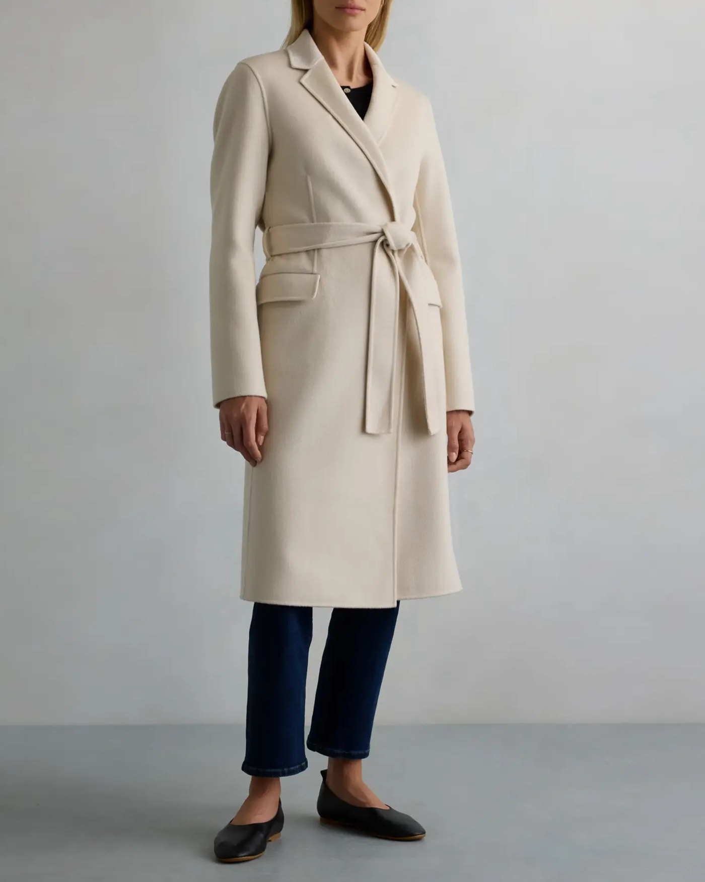 Daily Double-Faced Wrap Coat