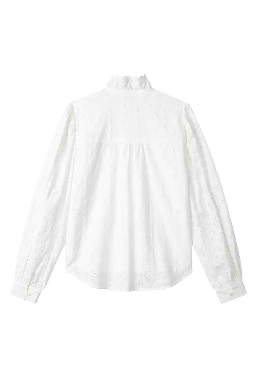 Tilly Cotton Blouse - Ivory