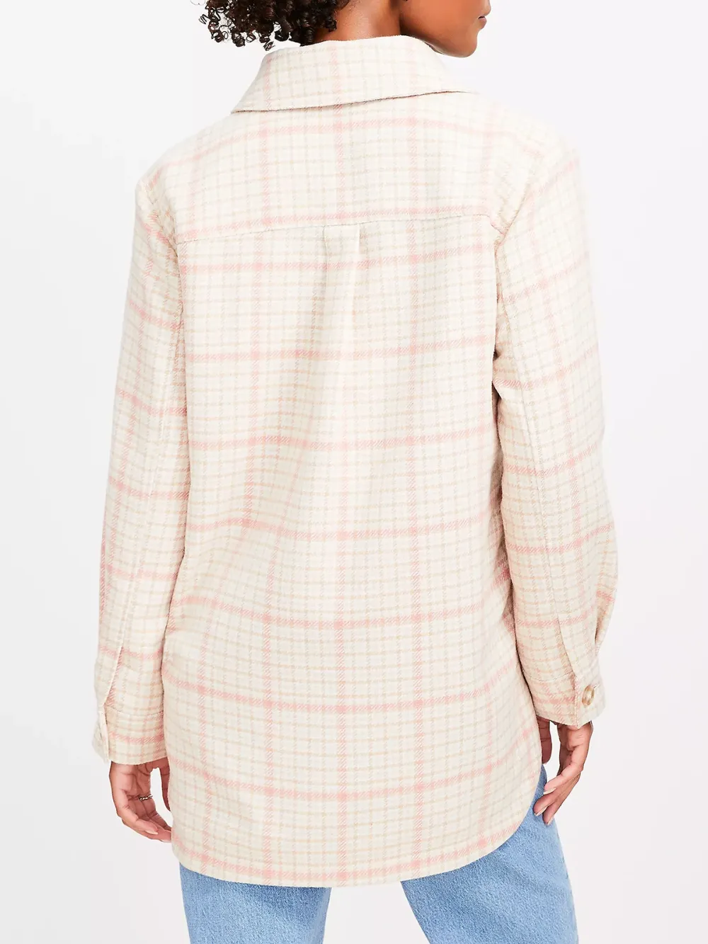 Houndstooth Shirt Jacket