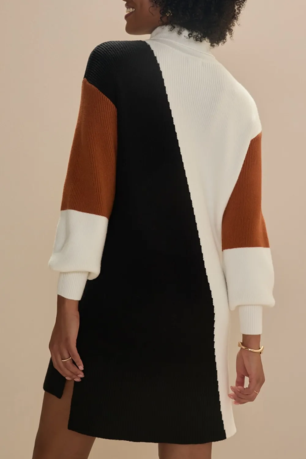 Lindy Turtleneck Sweater Dress