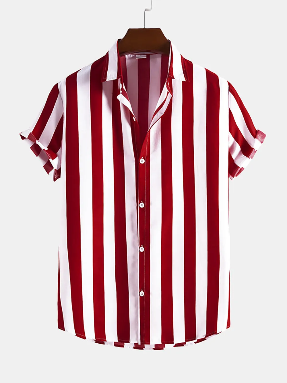 Wide Stripes Cotton Shirts