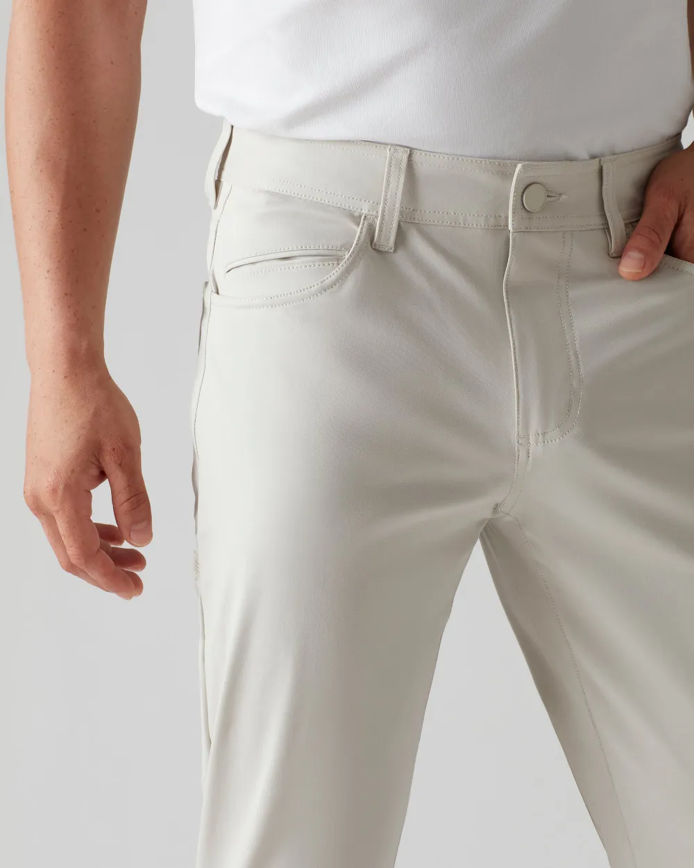 Men's Pleated Front Casual Pants