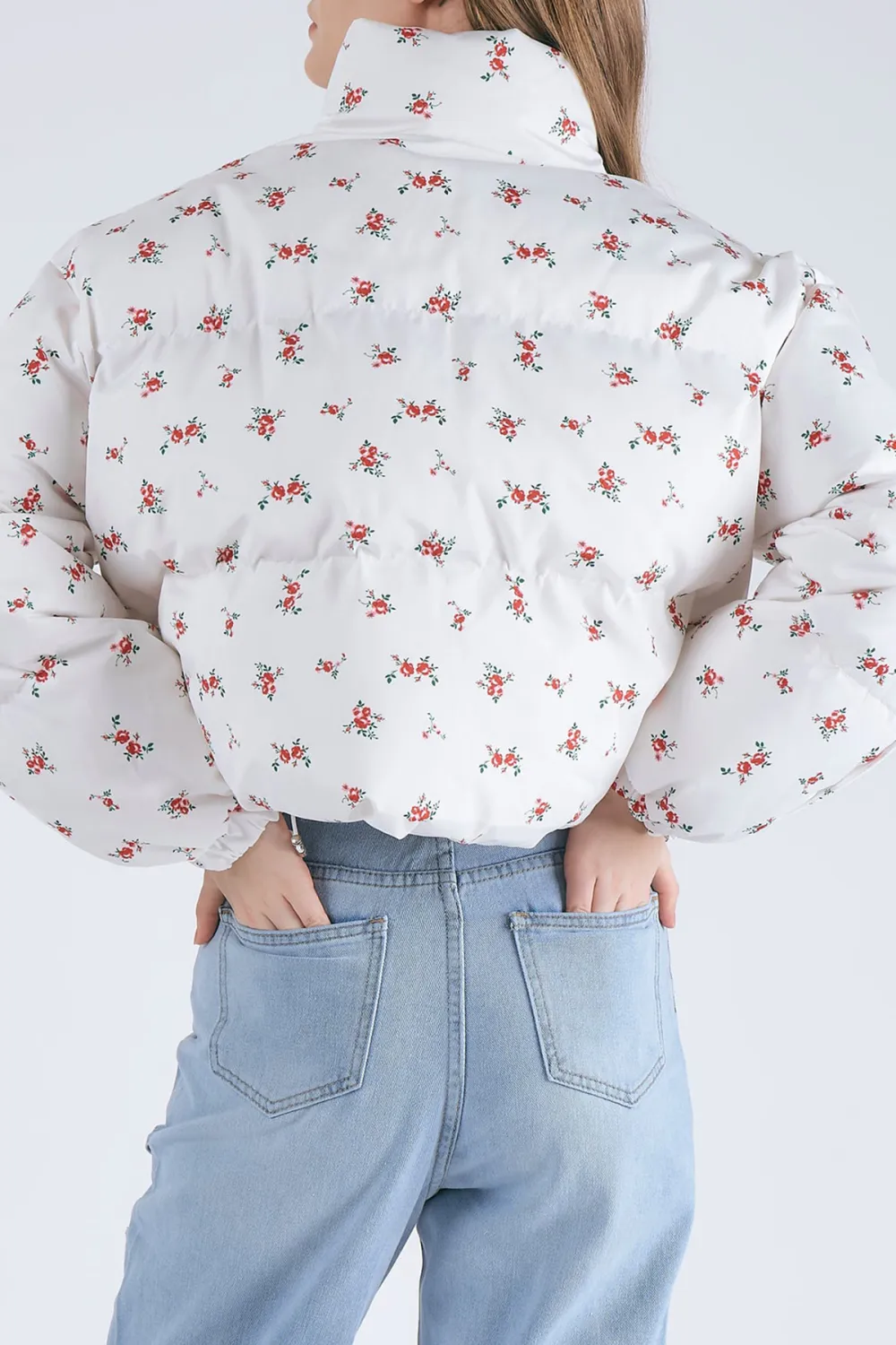 Rosie Floral Puffer Jacket