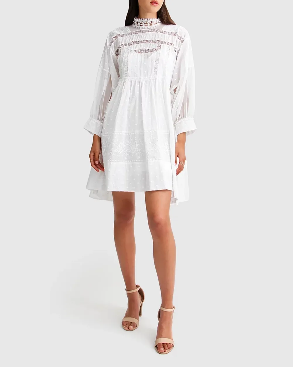 Unforgettable Oversized Lace Mini Dress