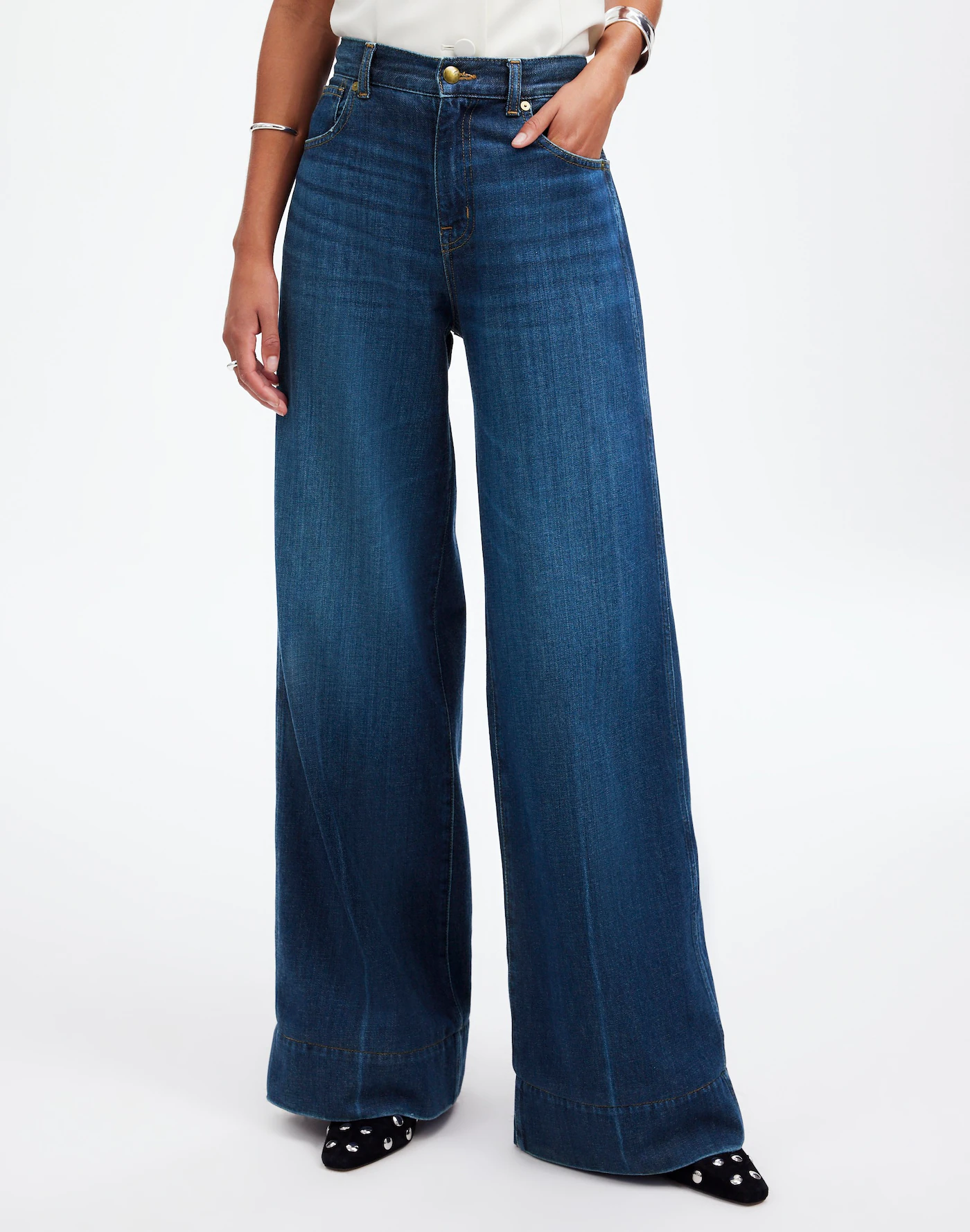 Superwide-Leg Jeans: Softdrape Denim Edition