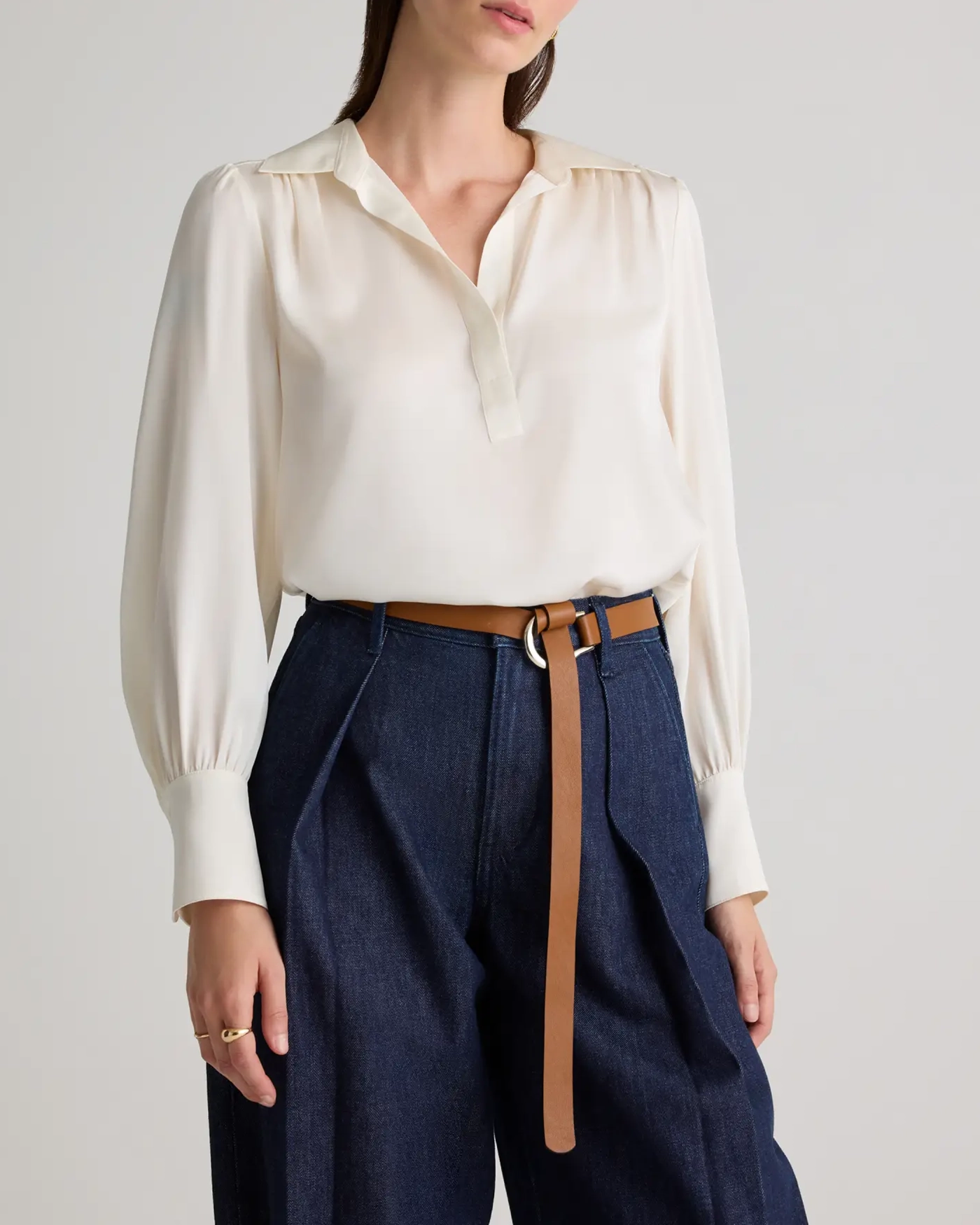 A Cross Between A Classic Polo And A Feminine Blouse