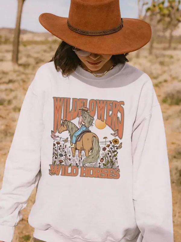 Wildflowers and Mustang Sportswear