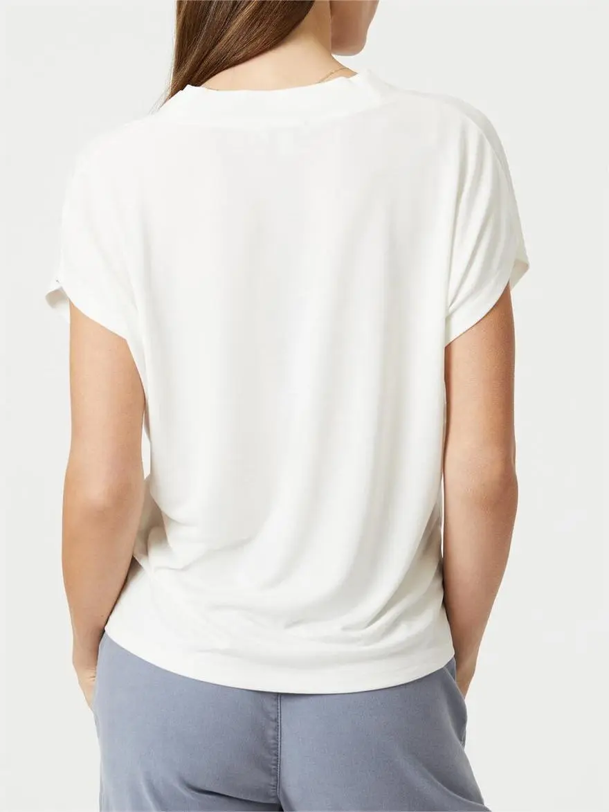 V-Neck White Shirt