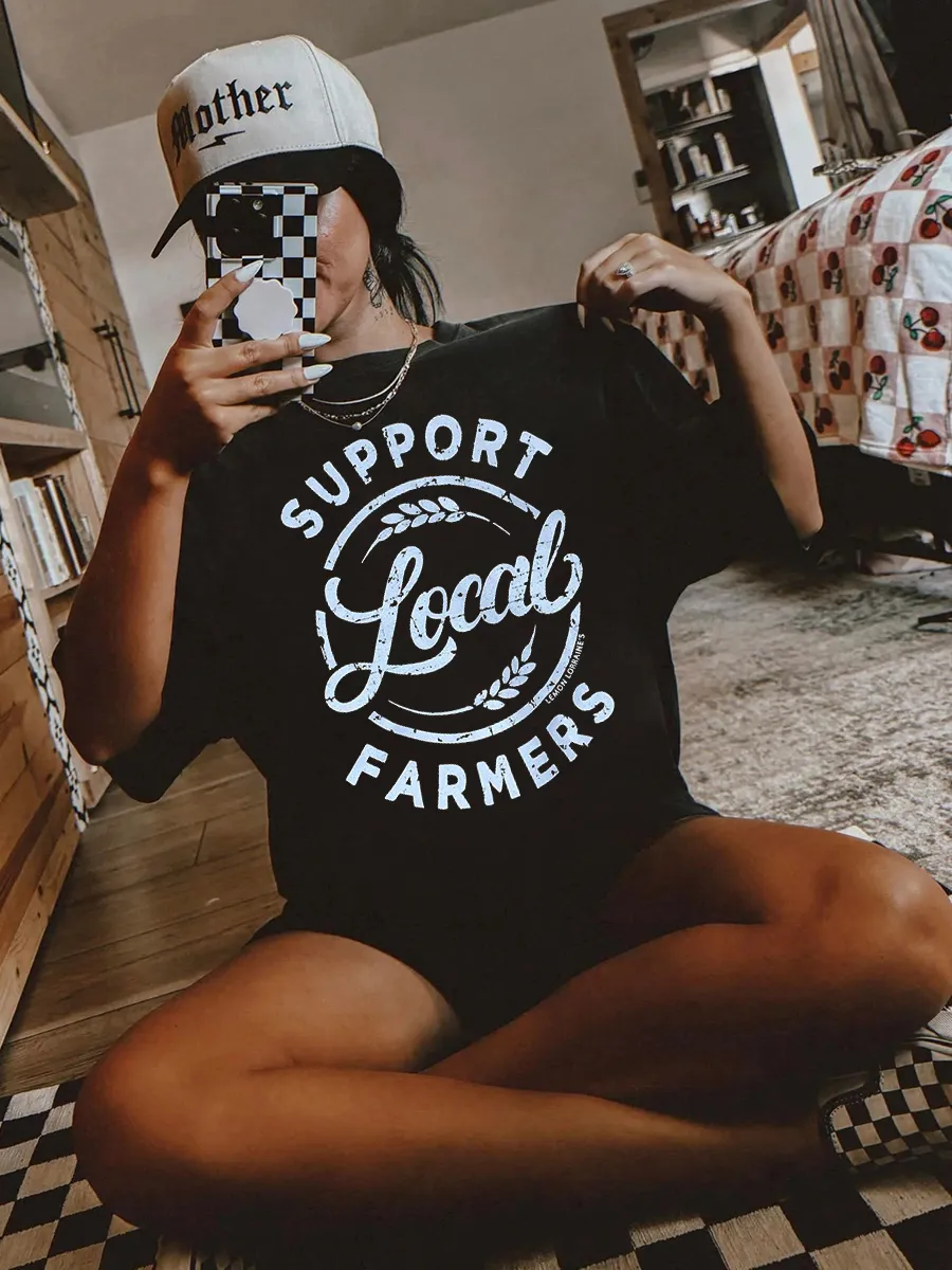 Rooted in Community: Farmer Tribute Tee | Organic Cotton Comfort