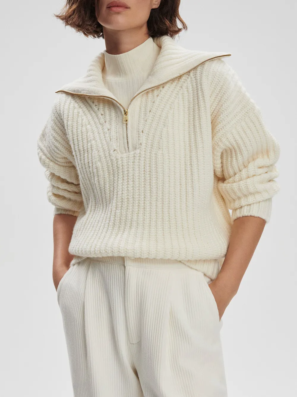 Flora Half-Zip Sweater