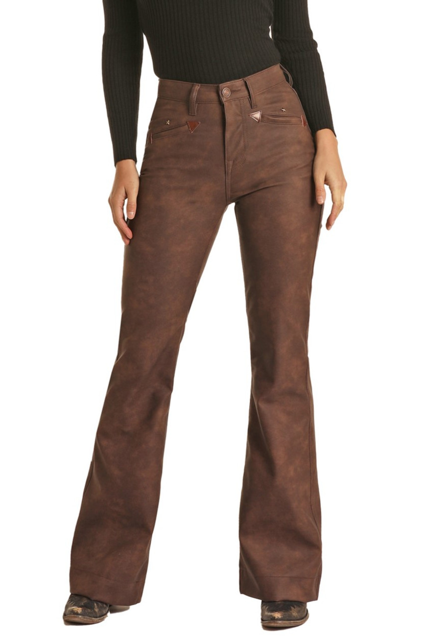 Brown retro  High Rise Trouser Jeans