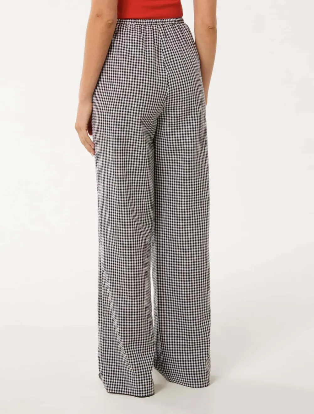 Minnie Gingham Wide Leg Pant