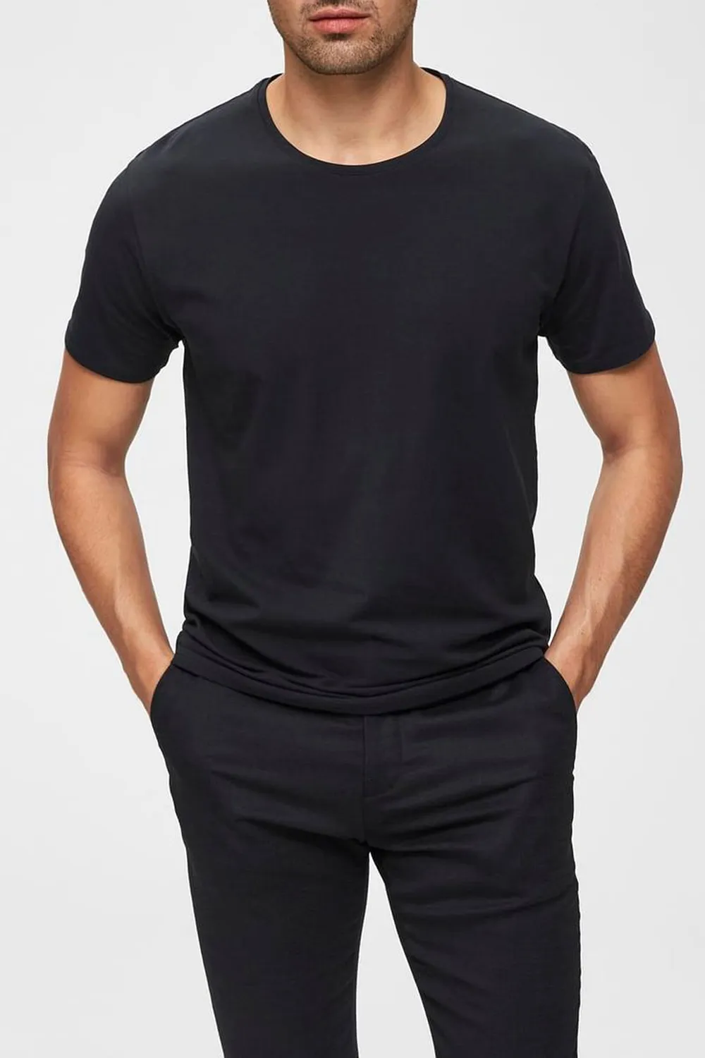 Black Pima Organic Cotton T-shirt