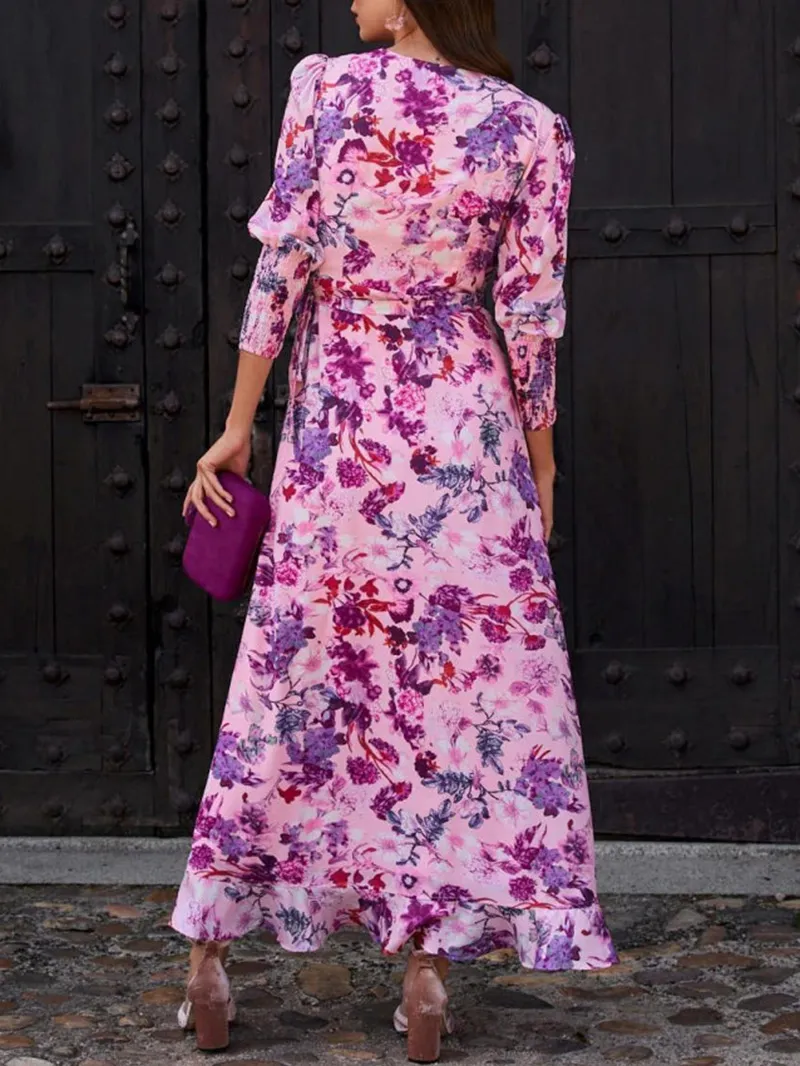 Women Casual Elegant Print Dress