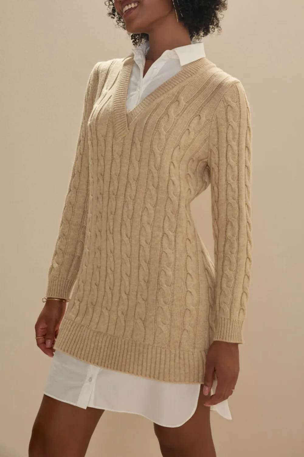 Lesley Twofer Sweater Dress