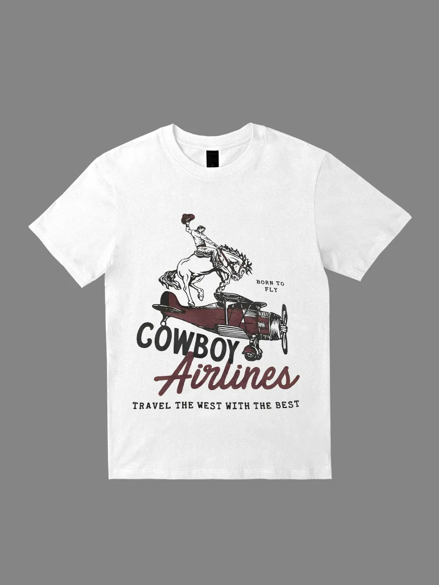 Cowboy Airline Tee