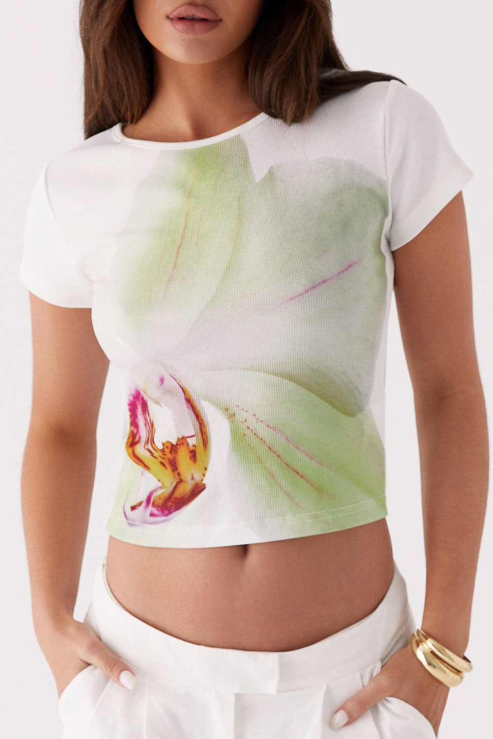 Pistachio Lily Baby Tee