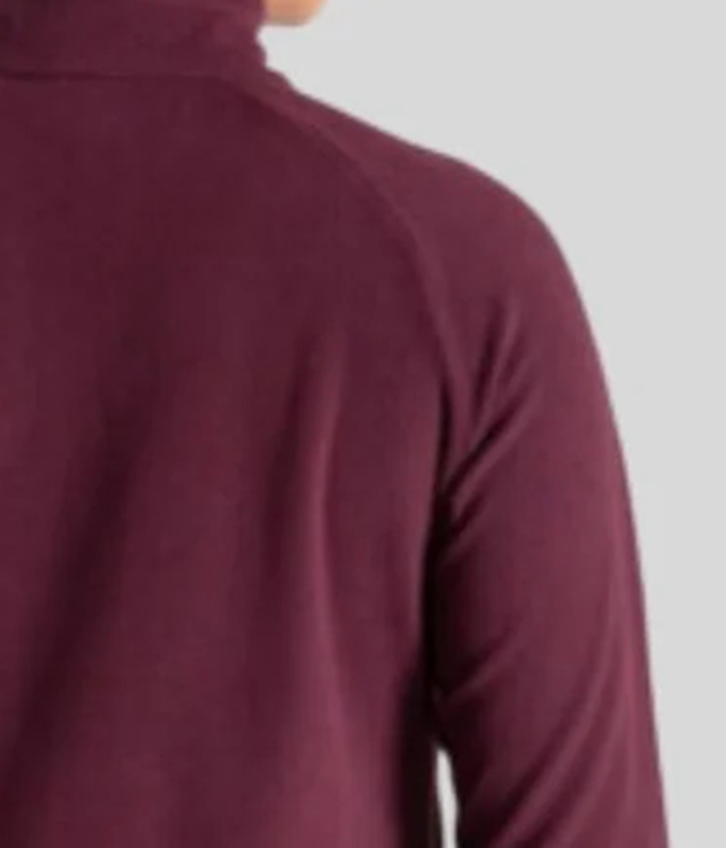 Burgundy Freeform Fleece