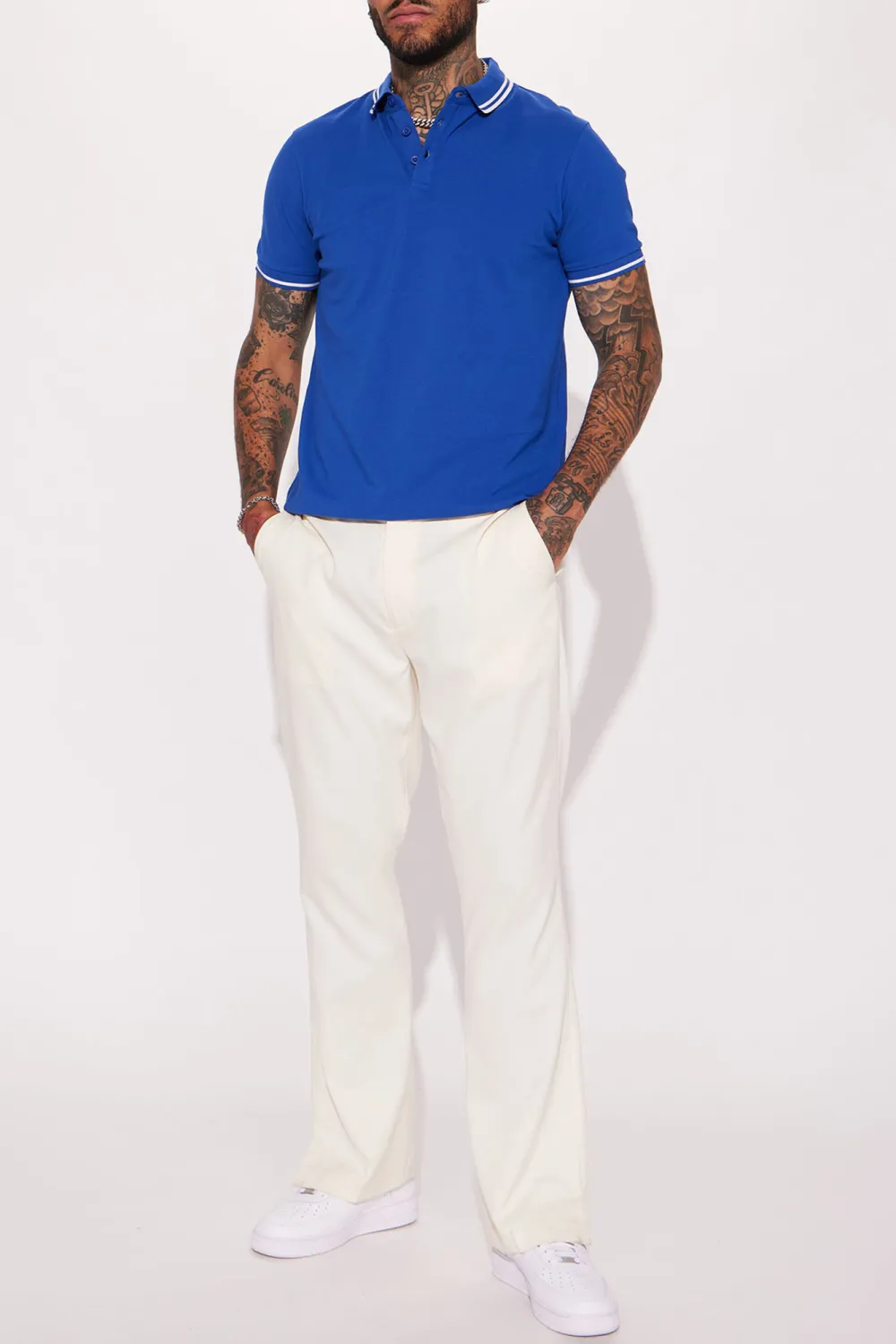 Wilson Short Sleeve Polo - Royal Blue