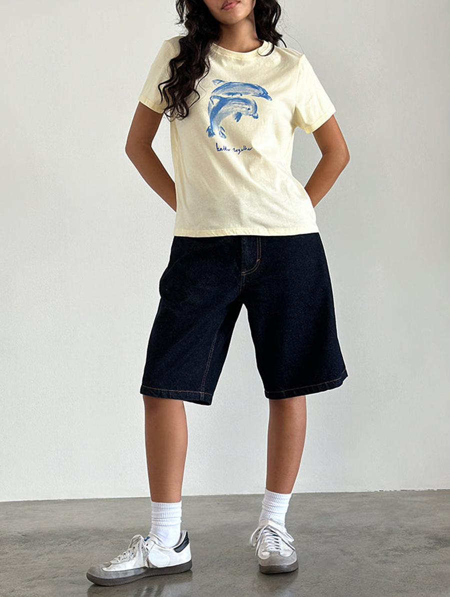 Buttermilk With Better Together Slogan Saki Tee