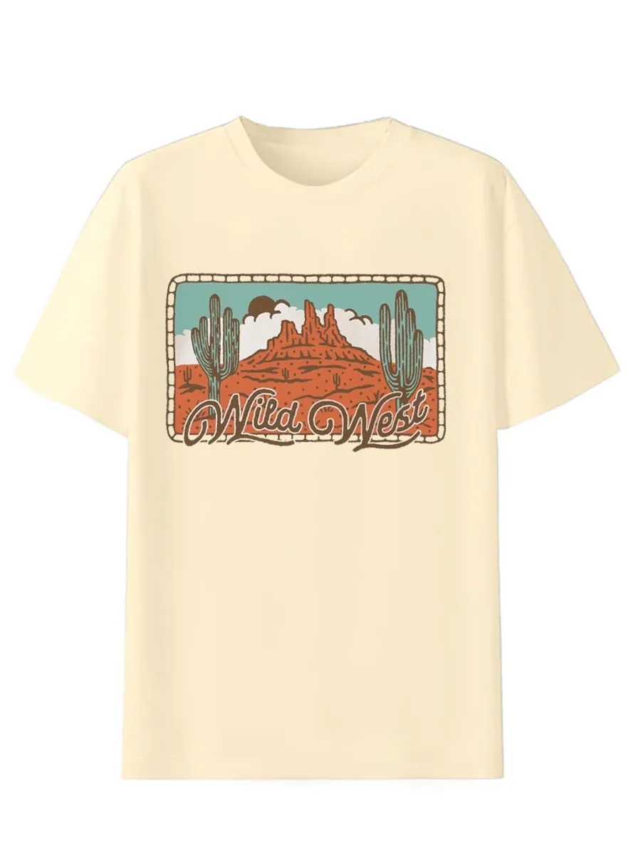 Wild West Gobi Desert Pattern T-shirt