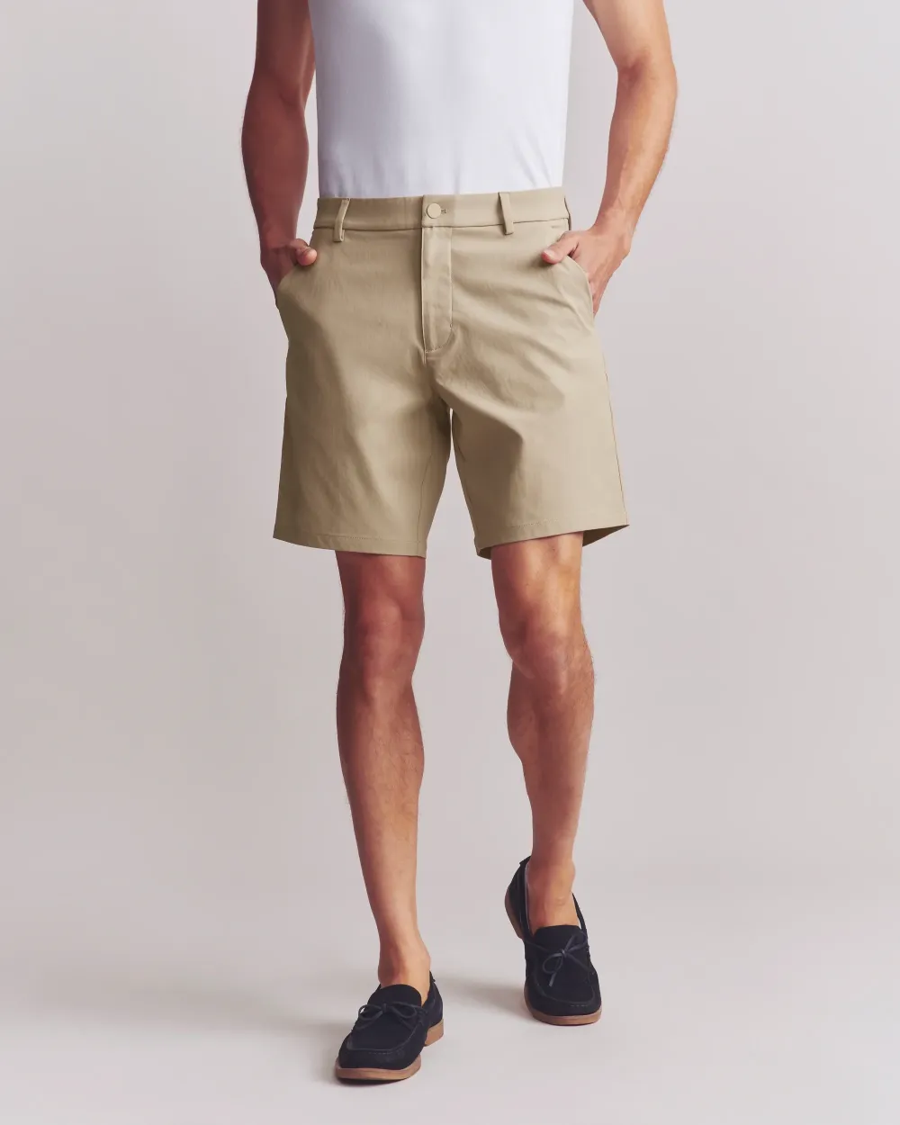 Men's Casual Elastic Waist Lightweight Shorts