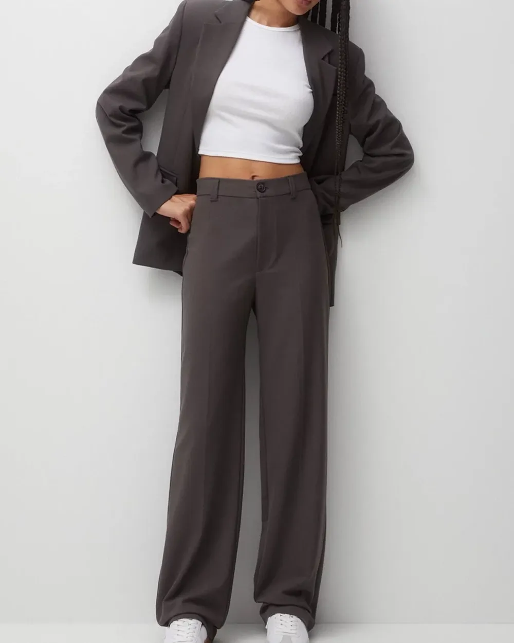 Smart Straight-leg Trousers